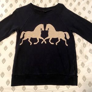J Crew Equestrian Sweatshirt